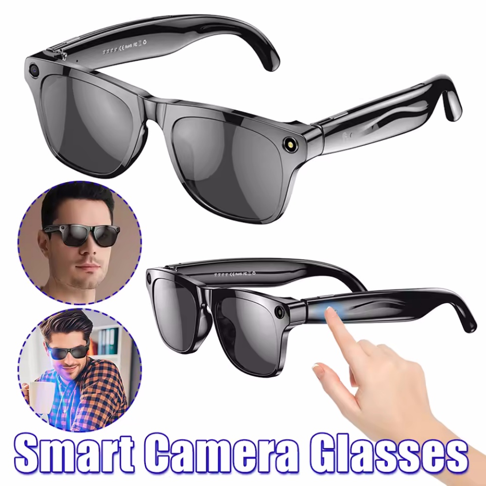 Smart Glasses Lens - Smart Glasses AI Camera HD Wearable