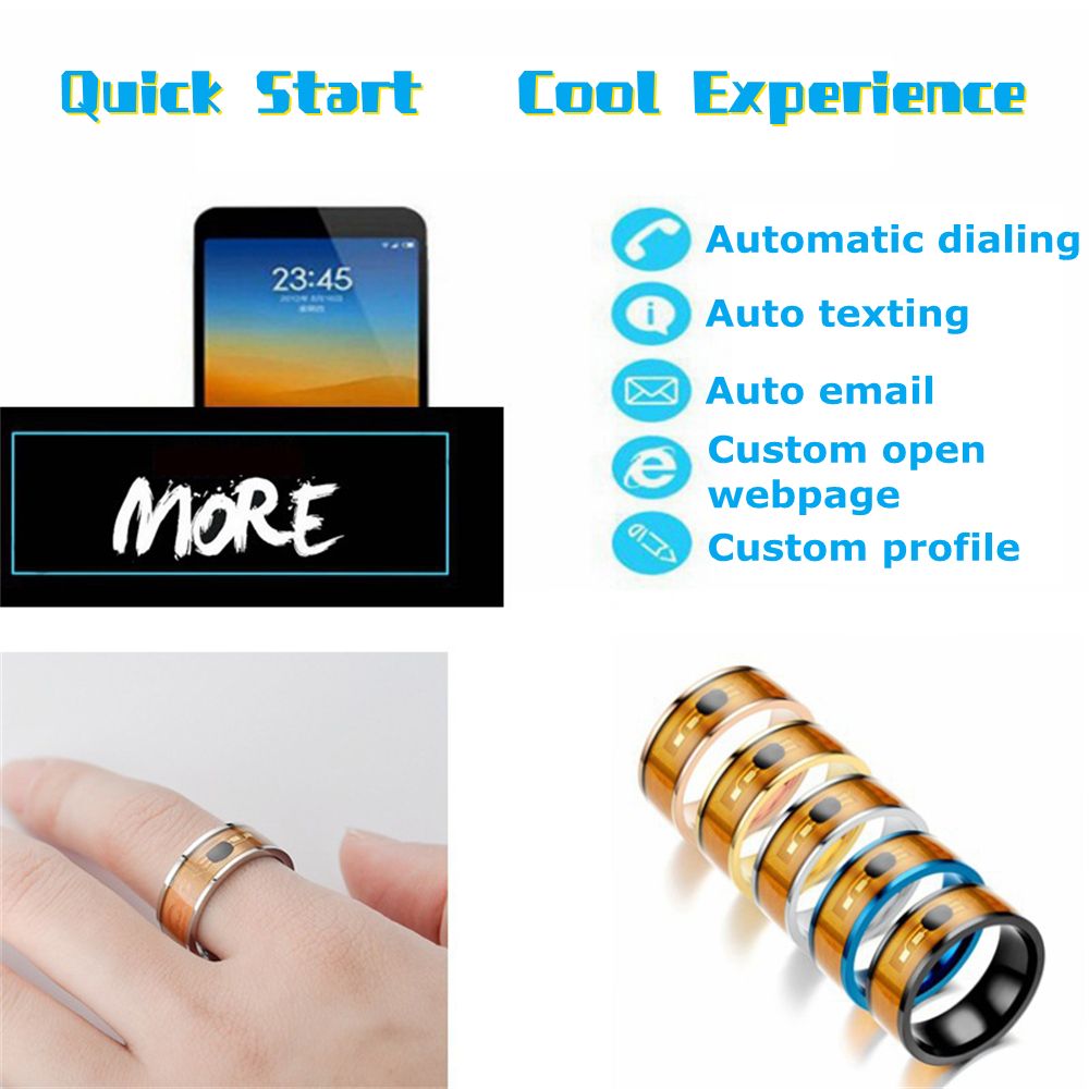 Fashion Technology Multifuncti - Smart Ring Nfc Pay ulasan dan harga