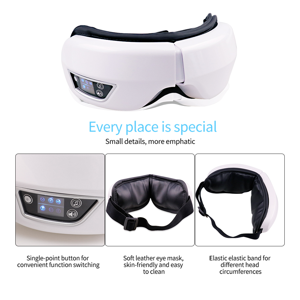 Electric Eye Massager Bluetoot - Light Therapy Glasses ulasan dan harga
