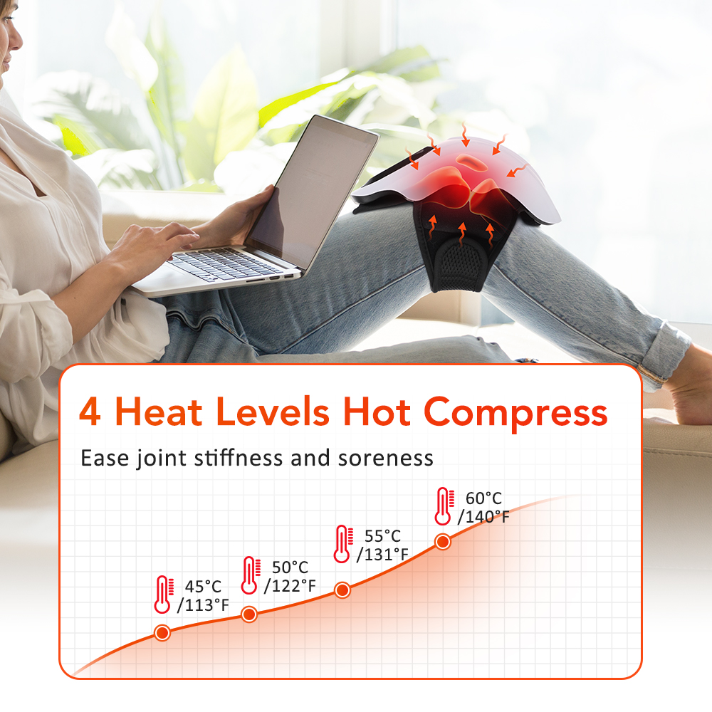 Infrared Knee Massager With 4- - Smart Knee Wrap ulasan dan harga