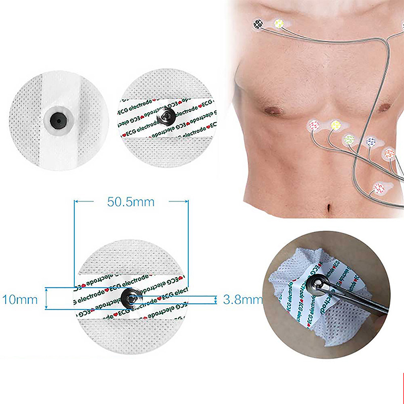 50PCS/Bag Electrode Patch Medi - Ecg Patch Monitor ulasan dan harga