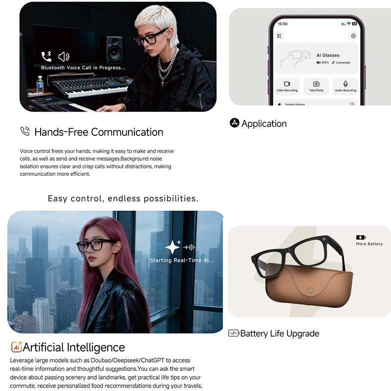 2026 AI smart Glasses HD 800W  - Smart Glasses Lens ulasan dan harga
