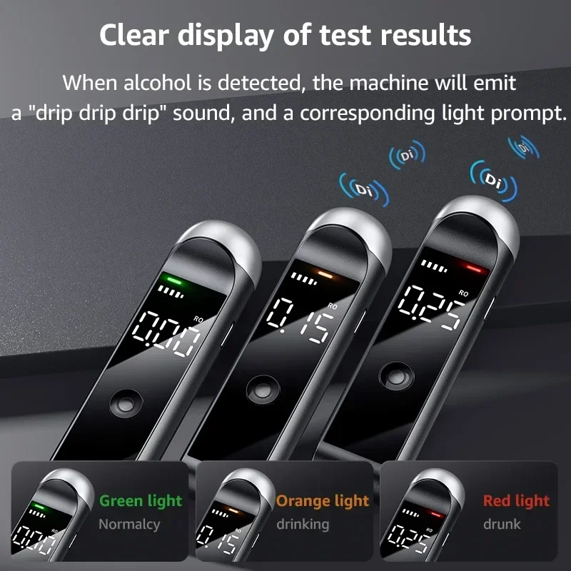 Digital Alcotester new alcohol - Breath Rate Monitor ulasan dan harga