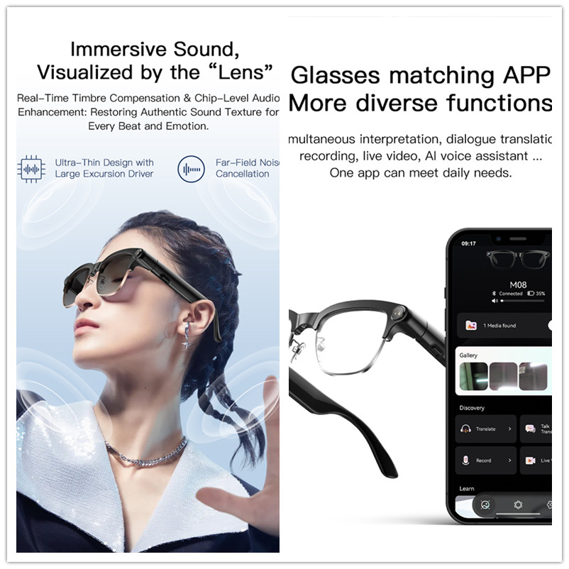 2026 New 8MP Ultra-Wide HD Cam - Smart Glasses Lens ulasan dan harga