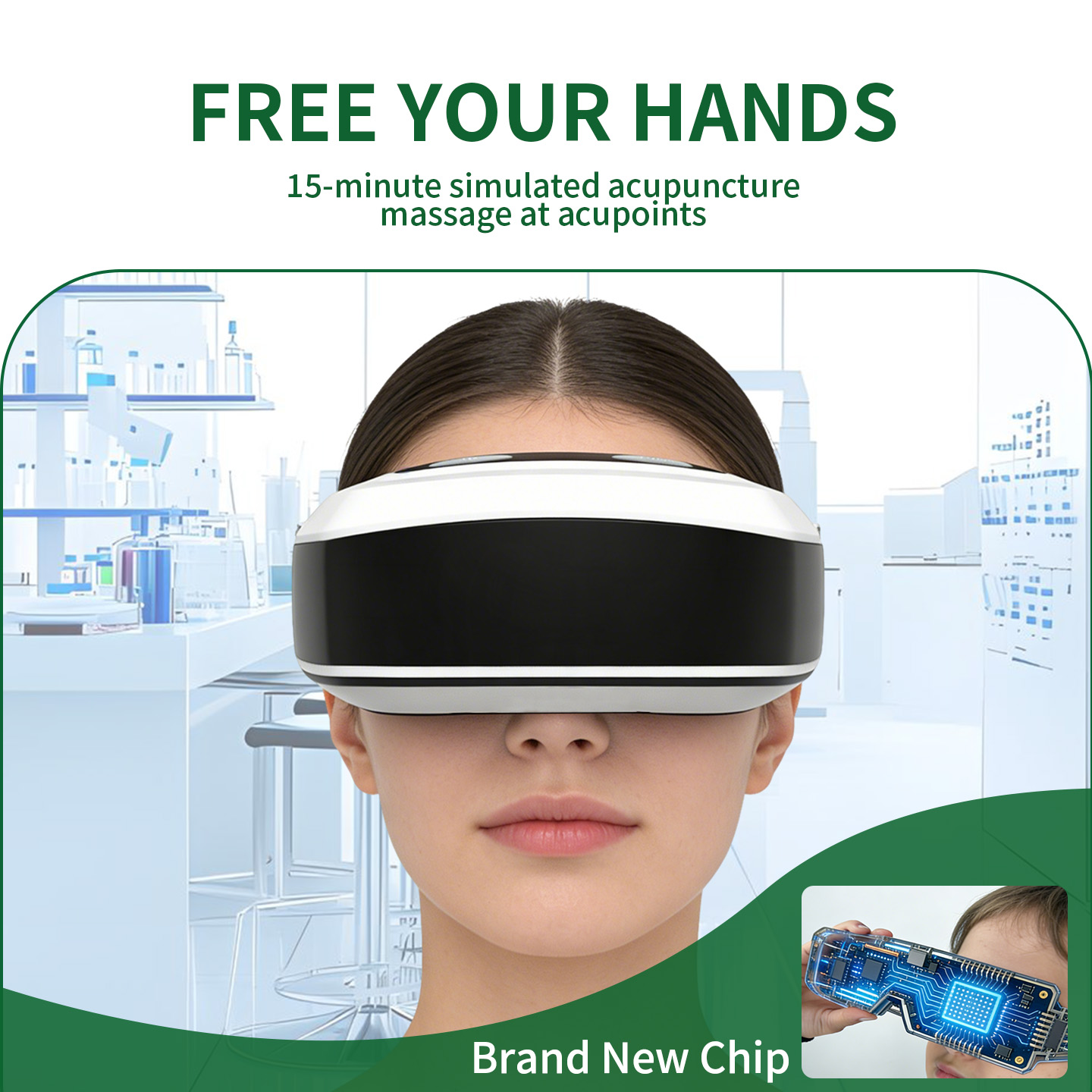 2026 New CE Certified Pulse Ey - Light Therapy Glasses ulasan dan harga