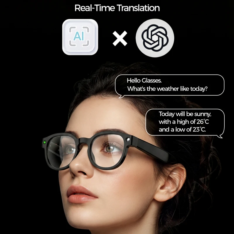 6K HD AI Camera Glasses 800MP  - Smart Glasses Lens ulasan dan harga