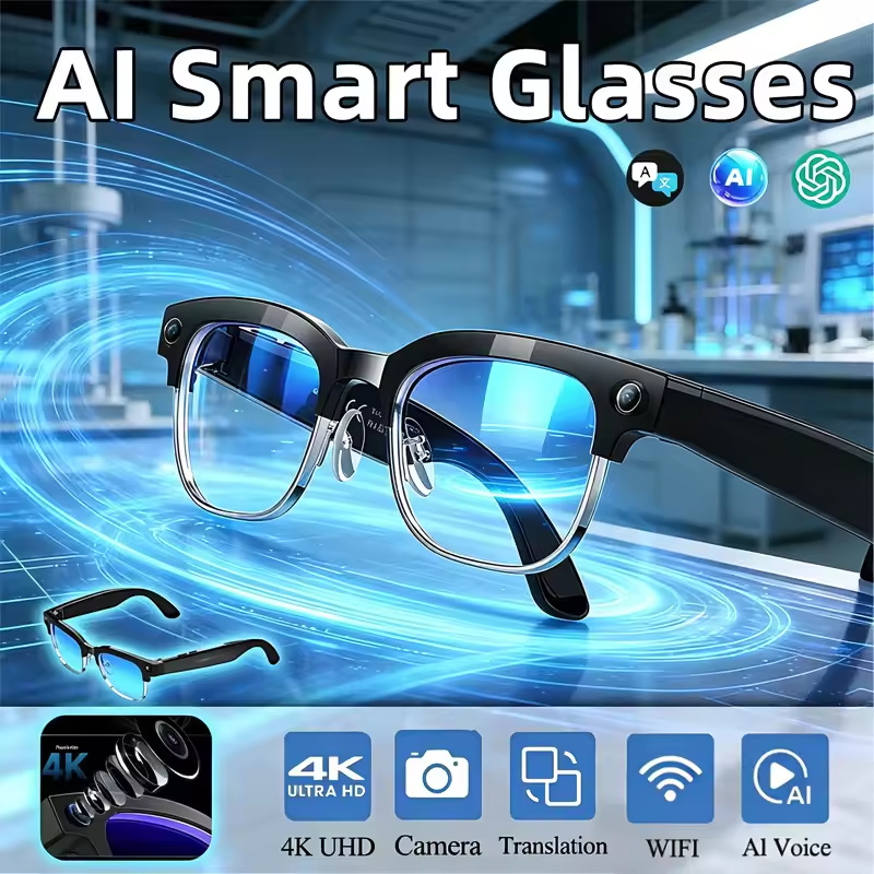 2026 New 8MP Ultra-Wide HD Cam - Smart Glasses Lens ulasan dan harga