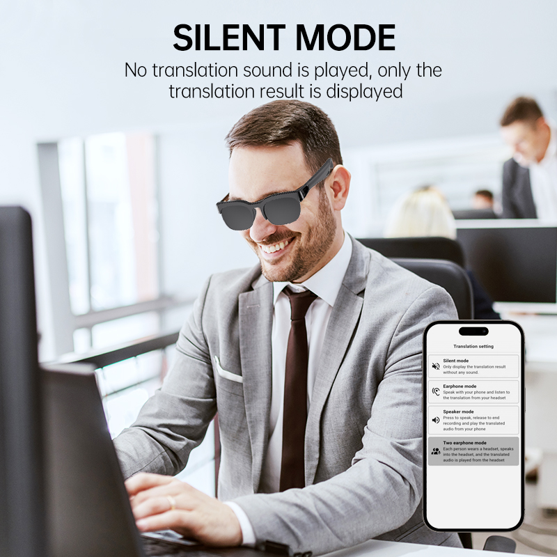 Real-Time Translation Open Ear - Smart Glasses Lens ulasan dan harga