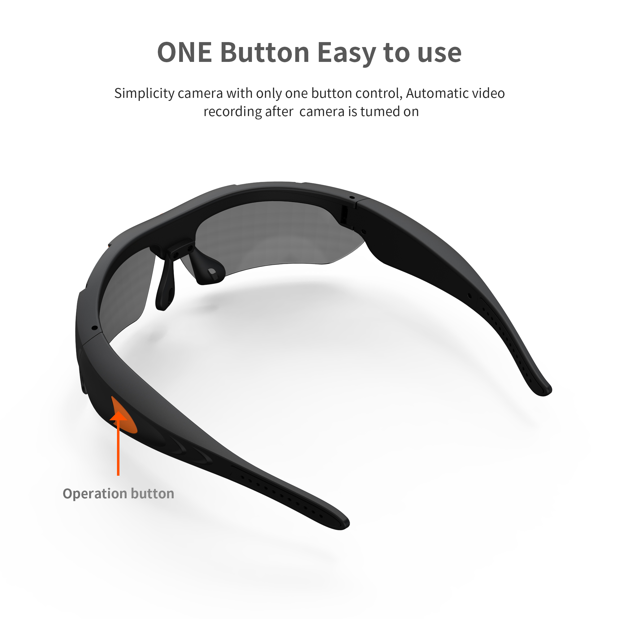Wearable HD 1080P Camera Outdo - Smart Glasses Lens ulasan dan harga