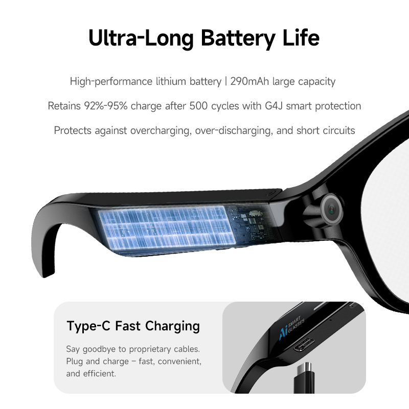 FLAUNT AI Smart Glasses 4K Cam - Smart Glasses Lens ulasan dan harga