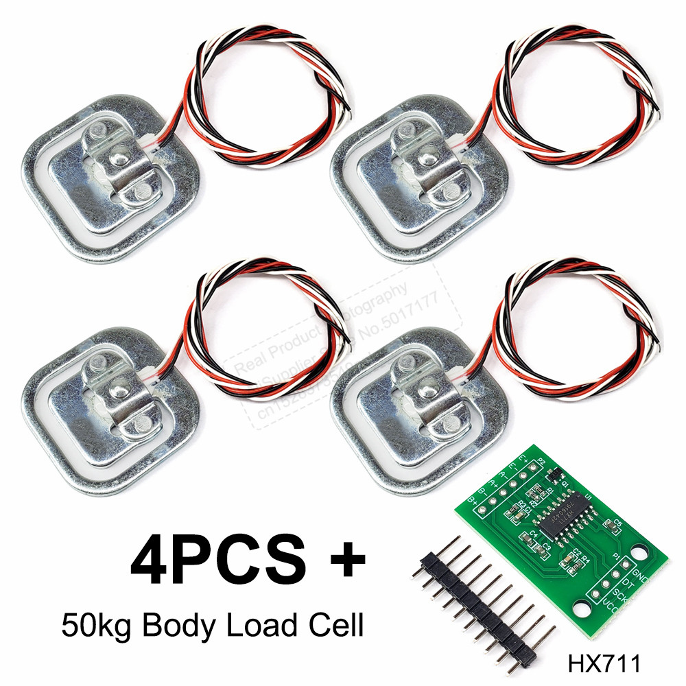 4PCS 50kg Human Scale Load Cel - Muscle Sensor Emg ulasan dan harga