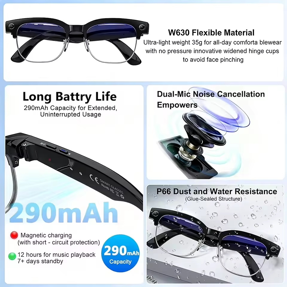 2026New 800W Pixel Camera Smar - Smart Glasses Lens ulasan dan harga